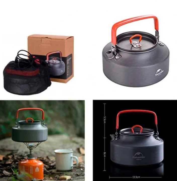 Чайник Naturehike Camping 1.6 л NH17C020-H grey-4