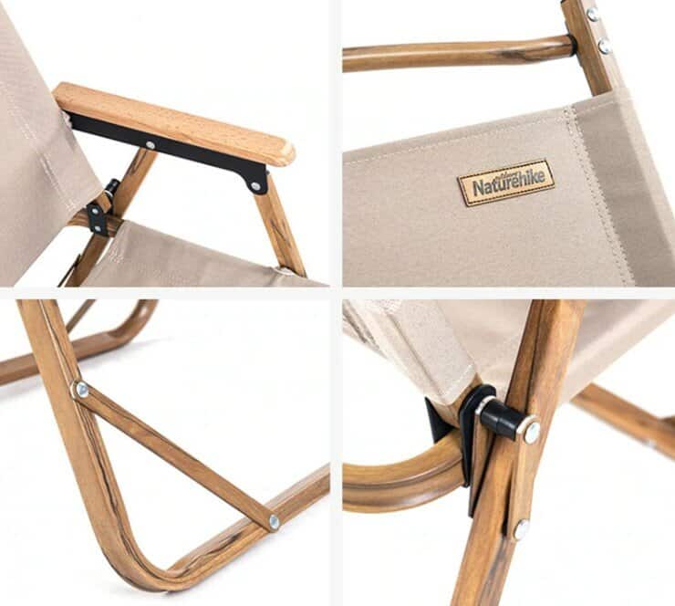 Кресло складное Naturehike MW02 NH19Y002-D 600D Oxford-алюминий черный-4