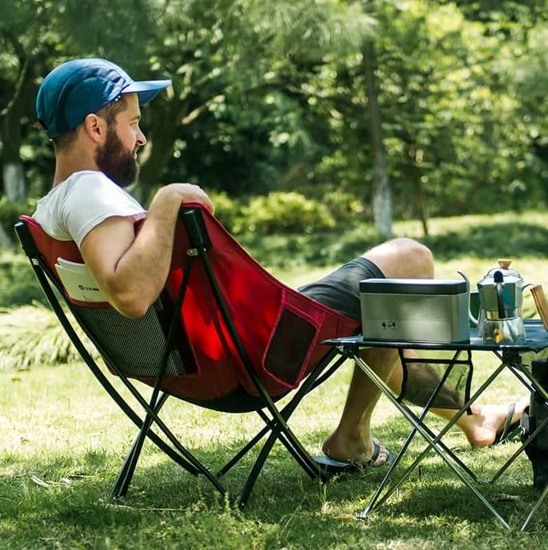 Кресло складное Naturehike YL04 NH18X004-Y 600D Oxford-сталь желтый-3