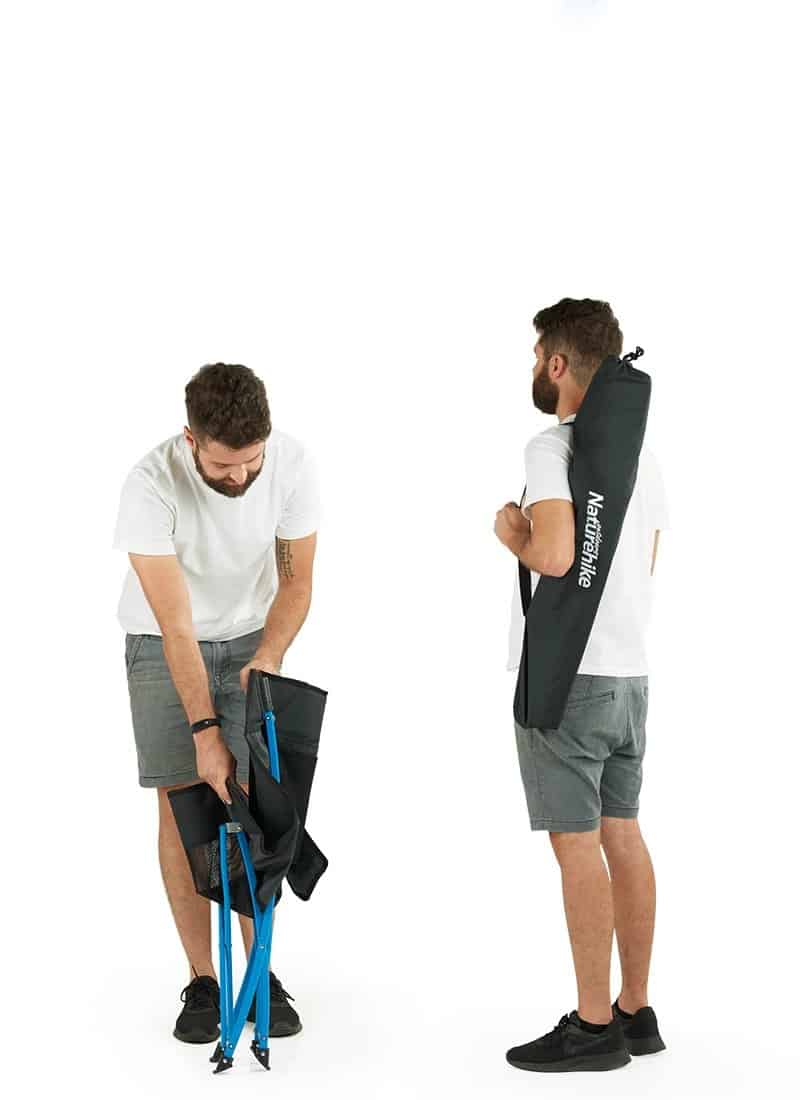 Кресло складное Naturehike YL04 NH18X004-Y 600D Oxford-сталь желтый-6