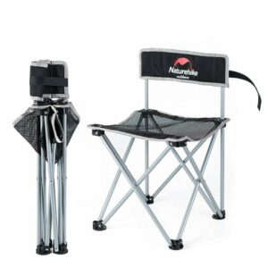 Стул складной Naturehike NH16J001-J 600D Oxford/сталь черный