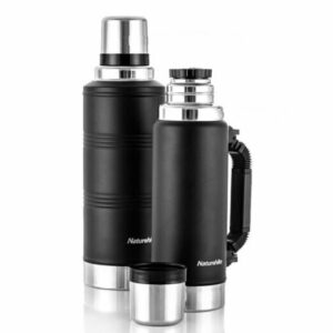 Термос с ручкой Naturehike Q-9H NH19SJ011 304 сталь 1.25 л черный