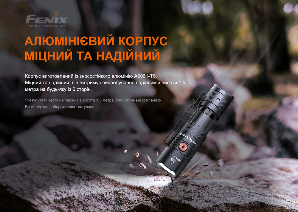Фонарь ручной Fenix PD25R-15