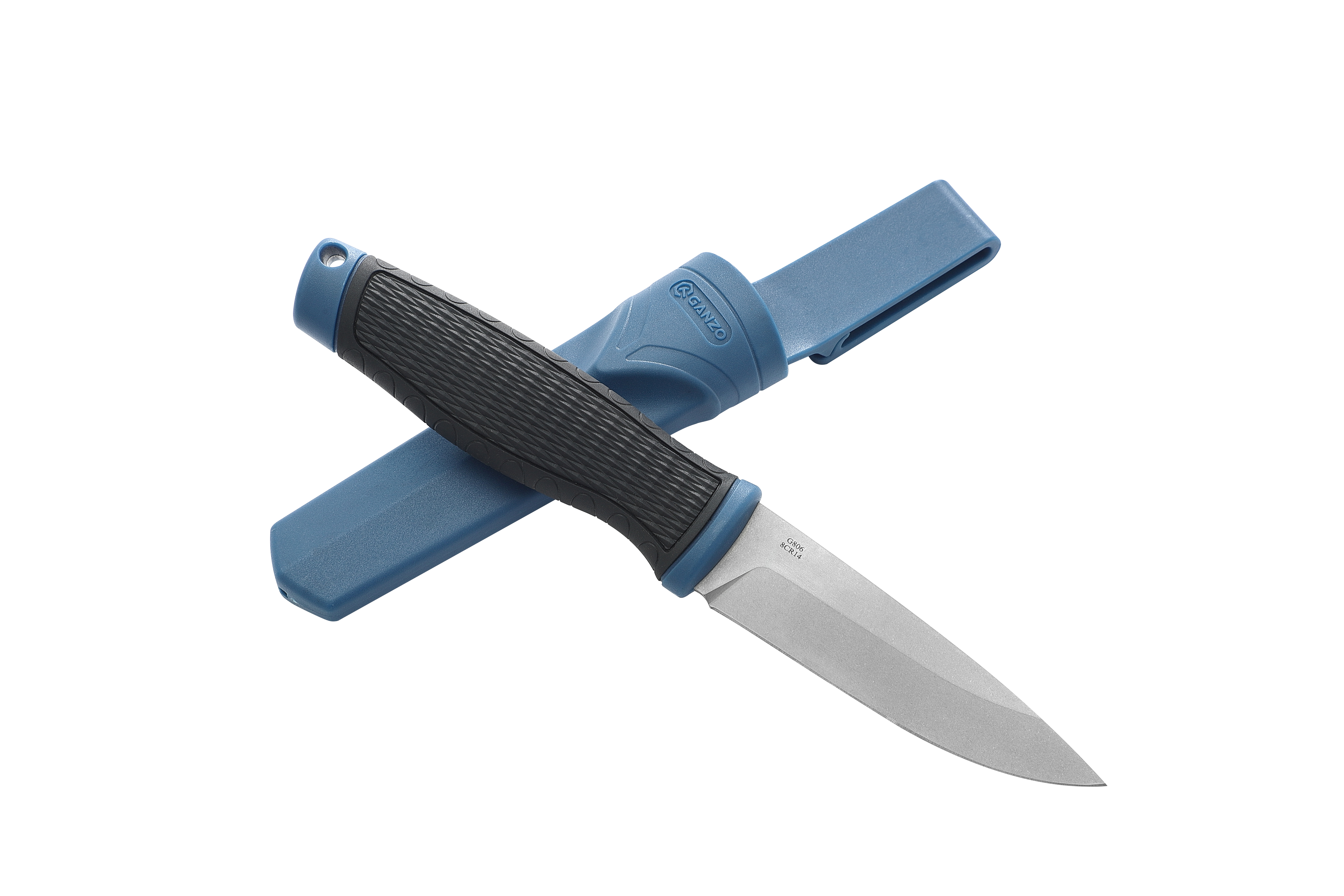 Нож Ganzo G806-BL голубой с ножнами-1