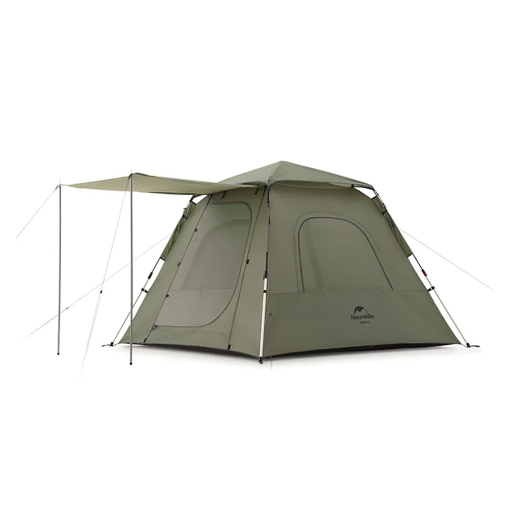 Палатка трехместная Naturehike Ango Pop-Uup NH21ZP010 210T со стойками темно-зеленая Палатка трехместная Naturehike Ango Pop-Uup NH21ZP010 210T со стойками темно-зеленая