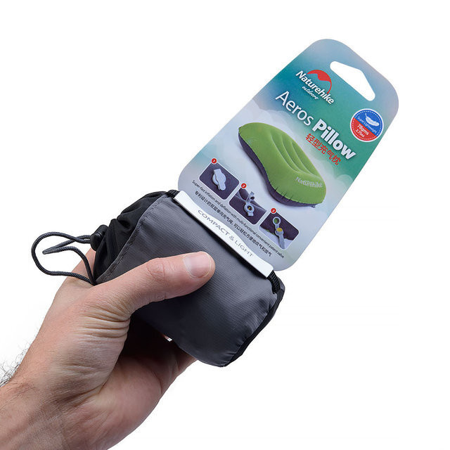 Подушка надувная Naturehike Ultralight TPU NH17T013-Z голубая-1