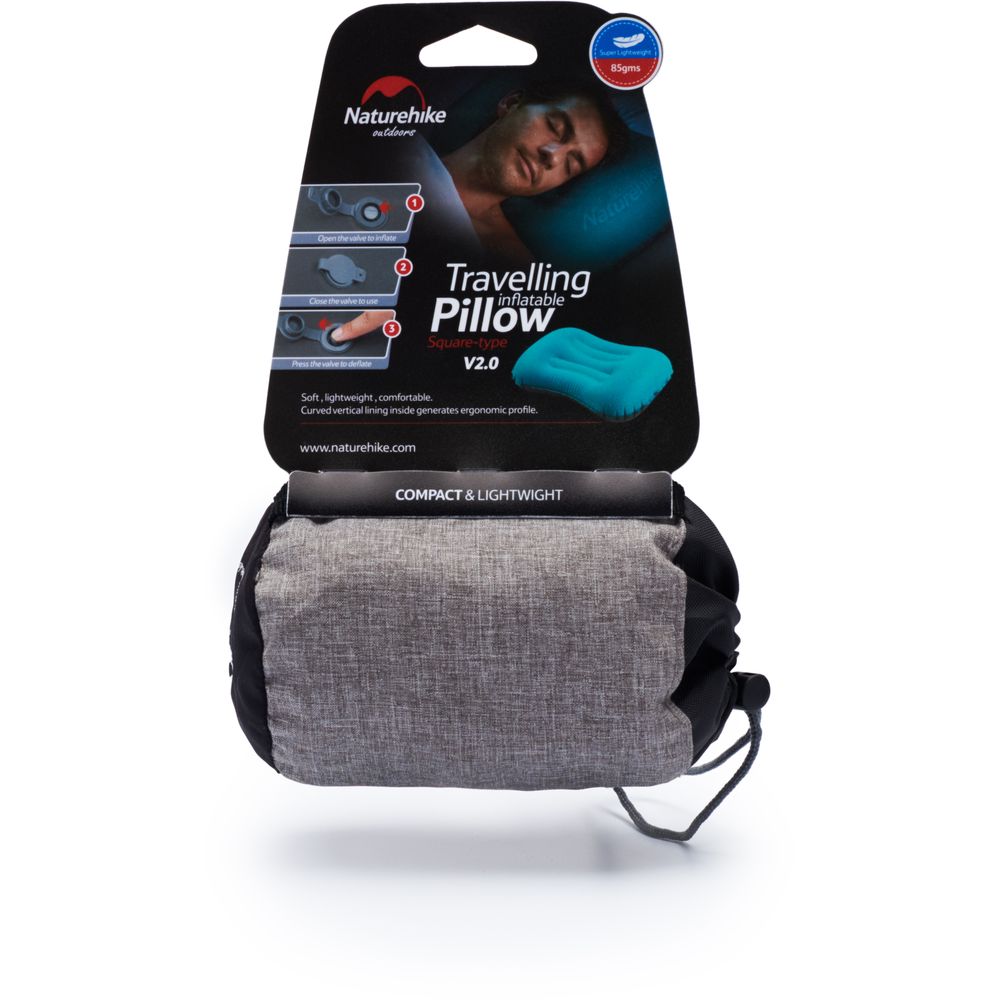 Подушка надувная анатомическая Naturehike 20LXSN NH20ZT003 оранжевый-3