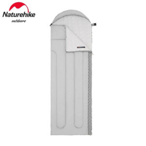 Спальник с капюшоном Naturehike L250 NH21MSD07 (9°C) левый серый
