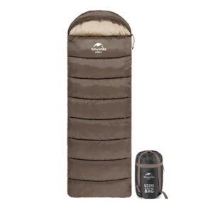 Спальник с капюшоном Naturehike U150 NH20MSD07 (11°C) правый коричневый