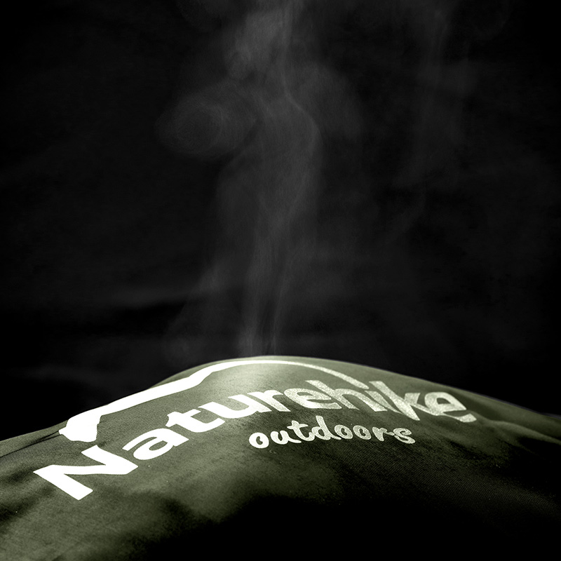 Спальник с капюшоном Naturehike U350 NH20MSD07 (1°C) левый зеленый-4