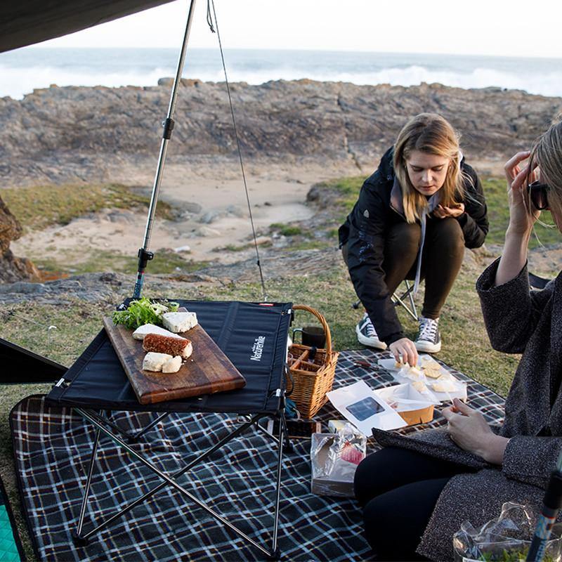 Cтол складной Naturehike NH20JJ0201680D Oxford - алюминий Размер L черный-5