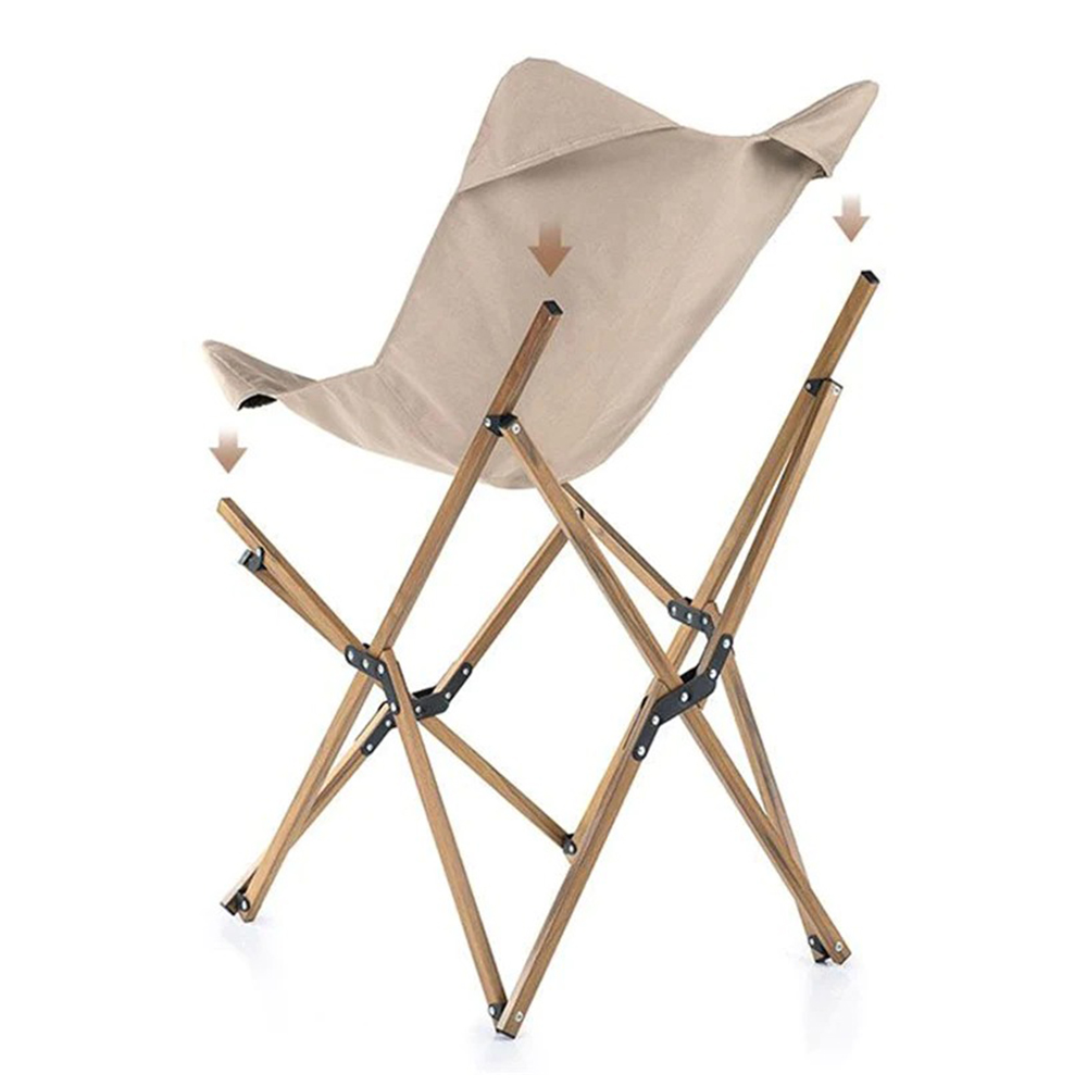Кресло складное Naturehike Moon Beach MW01 NH19Y001-Z 600D Oxford-алюминий бежевый-2
