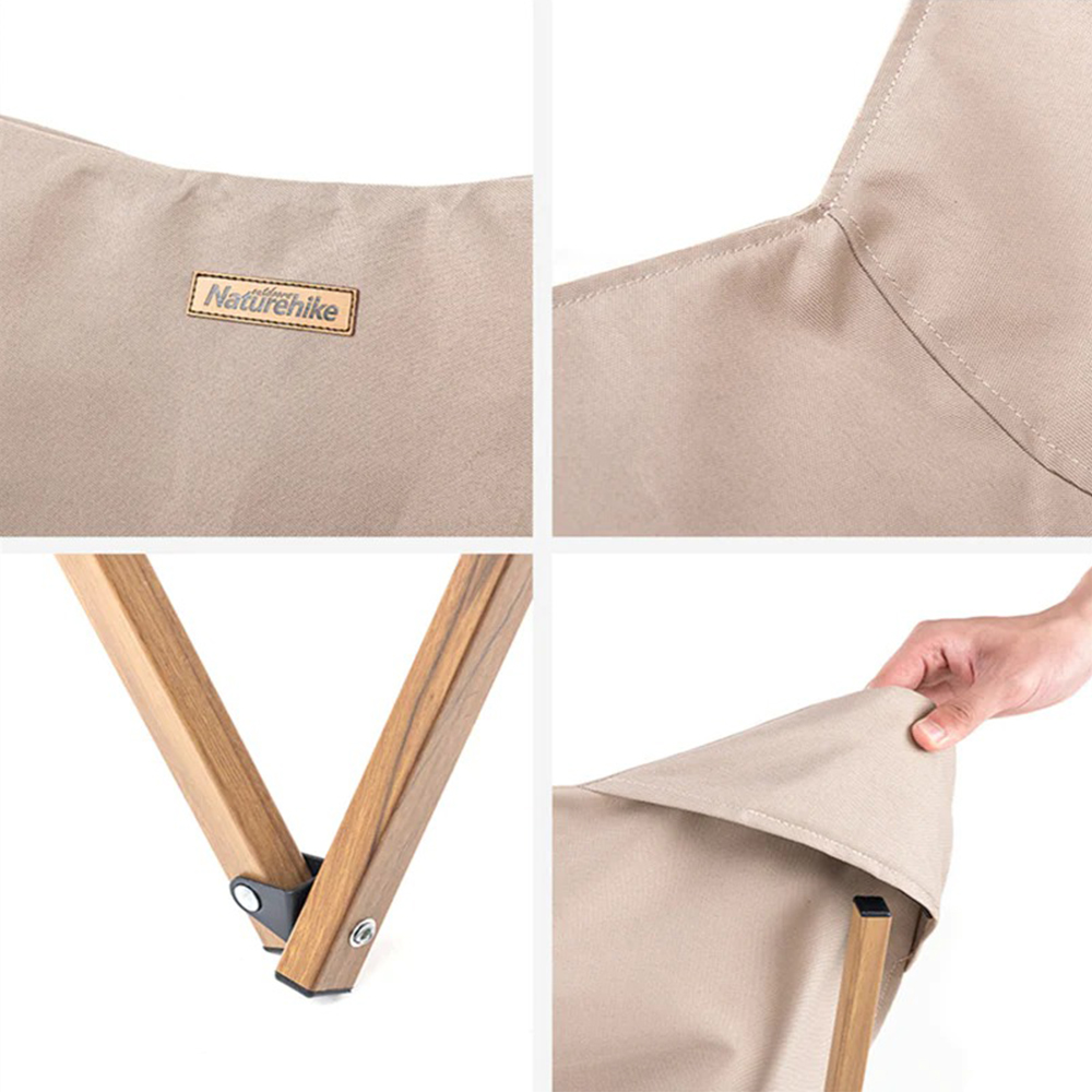 Кресло складное Naturehike Moon Beach MW01 NH19Y001-Z 600D Oxford-алюминий бежевый-5