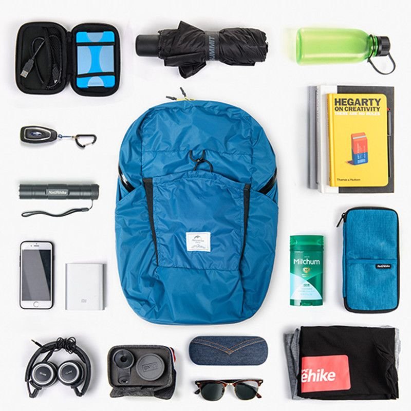 Рюкзак компактный Naturehike Ultralight NH17A017-B 22 л черный-2