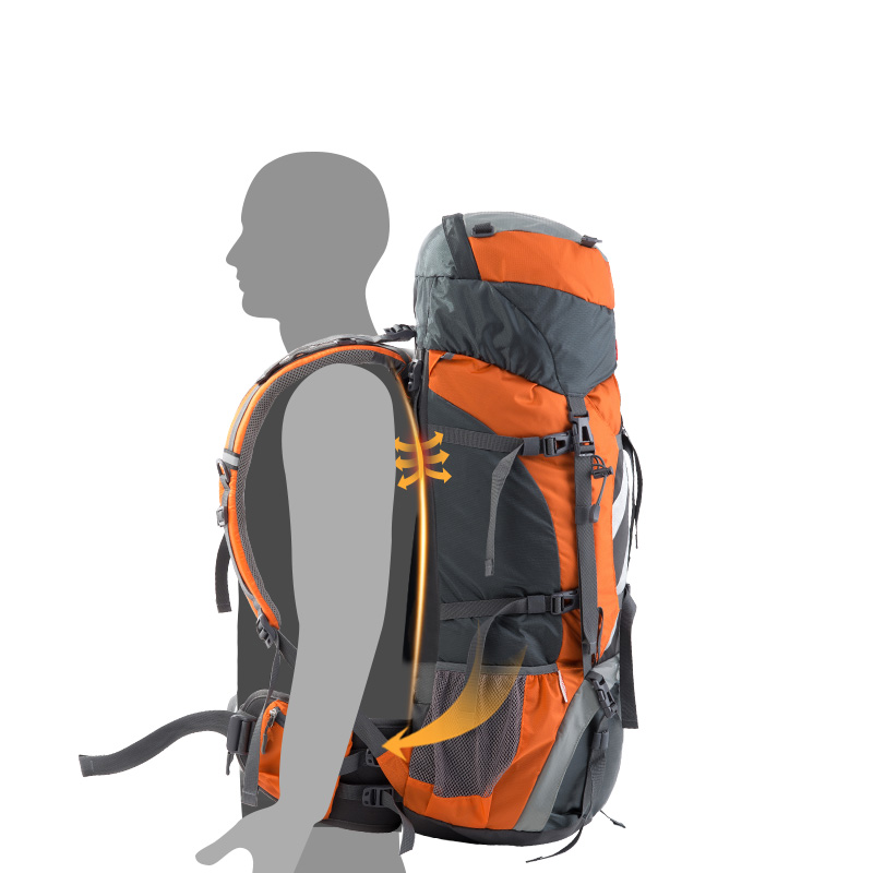 Рюкзак туристический Naturehike NH70B070-B 70 л+5 л голубой-11