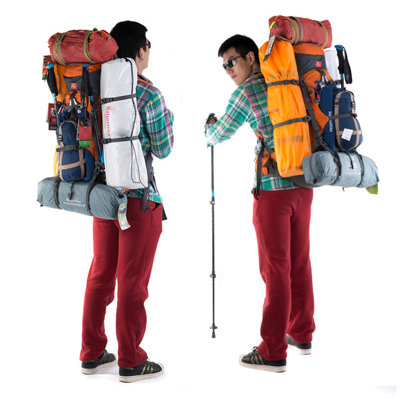 Рюкзак туристический Naturehike NH70B070-B 70 л+5 л голубой-15