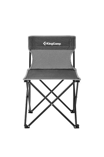 Складное кресло KingCamp Compact Chair in Steel M (KC3832) BLACKGREYCHECK