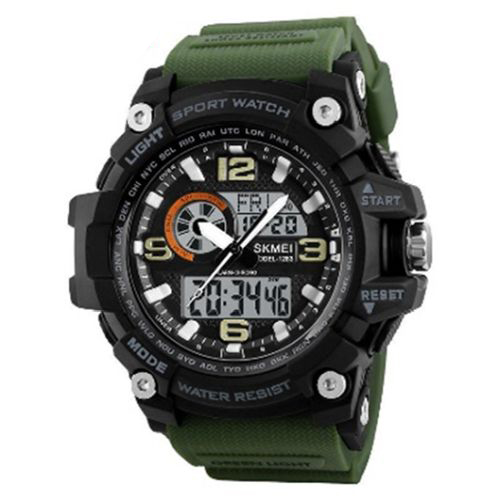 Часы наручные 1283AG SKMEI, ARMY GREEN-2 Часы наручные 1283AG SKMEI, ARMY GREEN