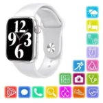 Смарт часы Apl Series 6 M16 PLUS, 44mm Aluminium, голосовой вызов, silver