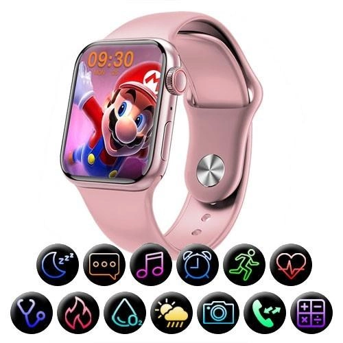 Смарт часы Apl Series 6 M26 PLUS, 44mm Aluminium, беспроводная зарядка, pink Смарт часы Apl Series 6 M26 PLUS, 44mm Aluminium, беспроводная зарядка, pink