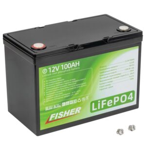 ЛІТІЙ-ФЕРУМНИЙ АКУМУЛЯТОР FISHER LIFEPO4 12V100AH