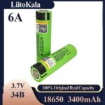 Аккумулятор 18650, LiitoKala NCR 34B, 3400mAh