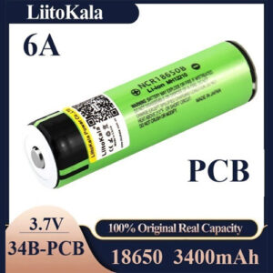 Аккумулятор 18650, LiitoKala NCR 34B-PCB, 3400mAh