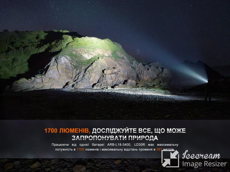 Фонарь ручной Fenix LD30R-5