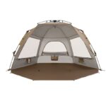 Палатка автоматическая открытая Naturehike CNK2300ZP023, коричневая
