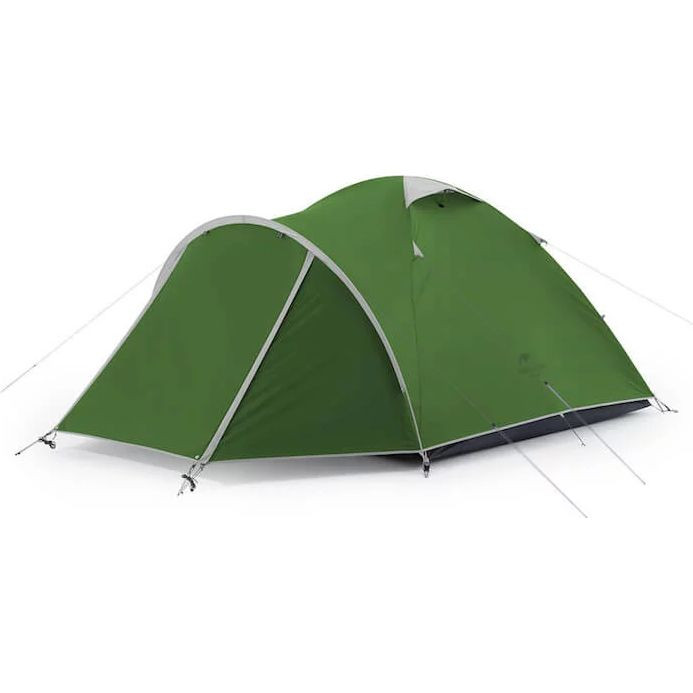 Палатка четырехместная Naturehike NH21ZP015, темно-зеленая Палатка четырехместная Naturehike NH21ZP015, темно-зеленая