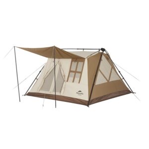 Палатка с навесом Naturehike CNH22ZP029, светлая коричневая