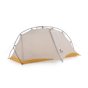 Палатка сверхлегкая одноместная Naturehike NH21ZP003 серо-желтая