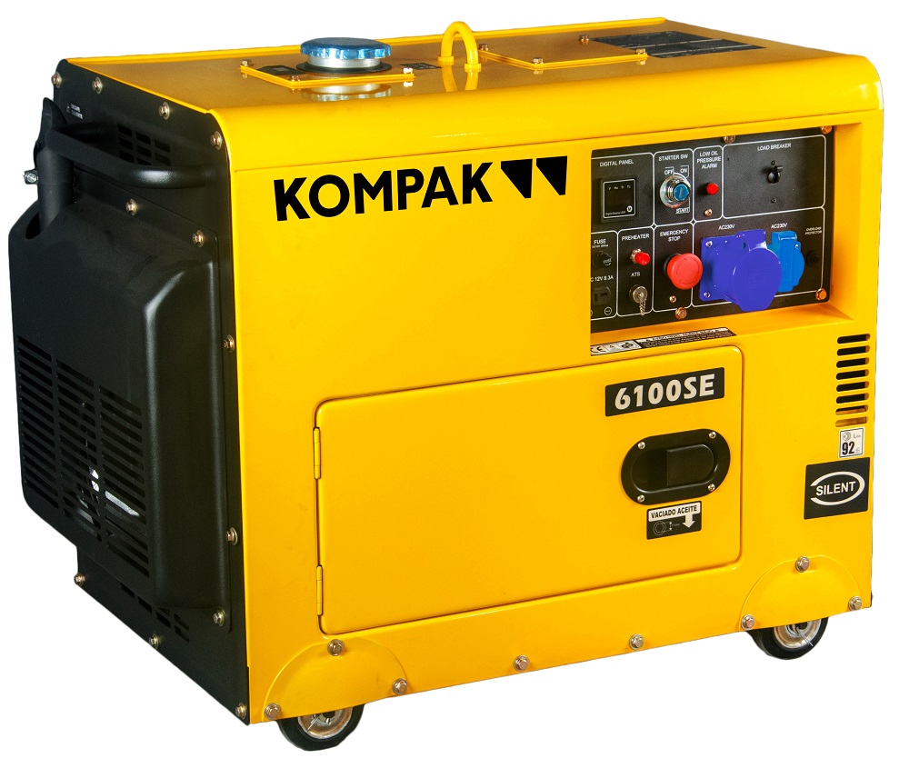 Генератор дизельный KOMPAK K6100SE 5000-5500 W Генератор дизельный KOMPAK K6100SE 5000-5500 W
