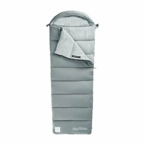 Спальник с капюшоном Naturehike M400 NH20MSD02, (1°C), серый