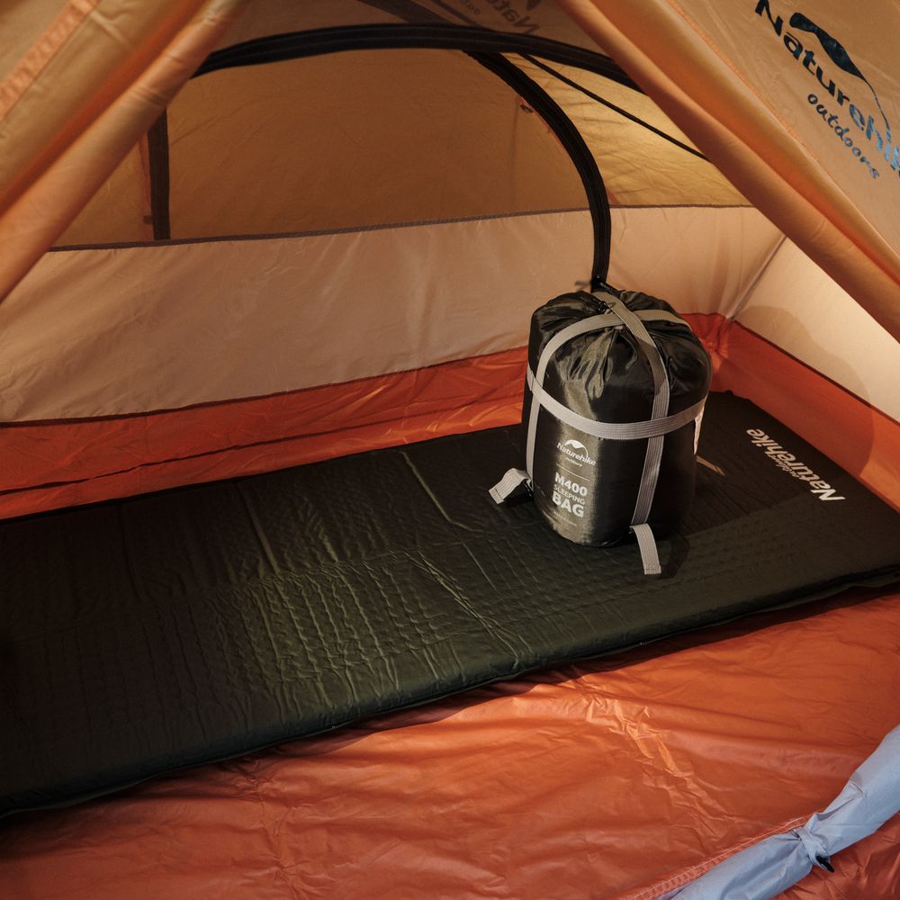 Спальник с капюшоном Naturehike M400 NH20MSD02, (1°C), зеленый-5