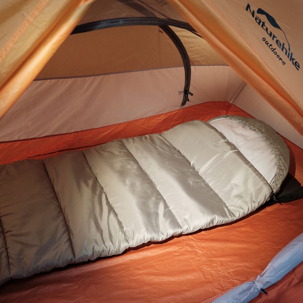 Спальник с капюшоном Naturehike M400 NH20MSD02, (1°C), зеленый-6