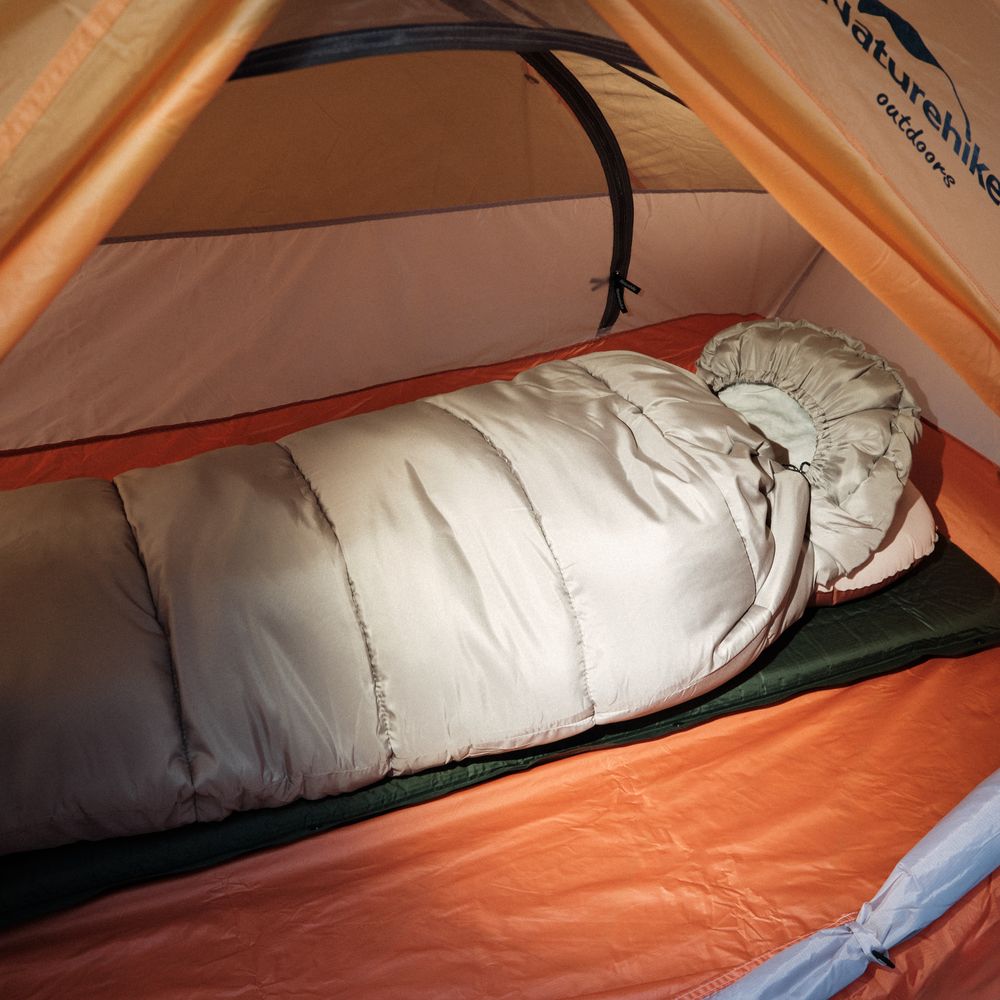 Спальник с капюшоном Naturehike M400 NH20MSD02, (1°C), зеленый-8