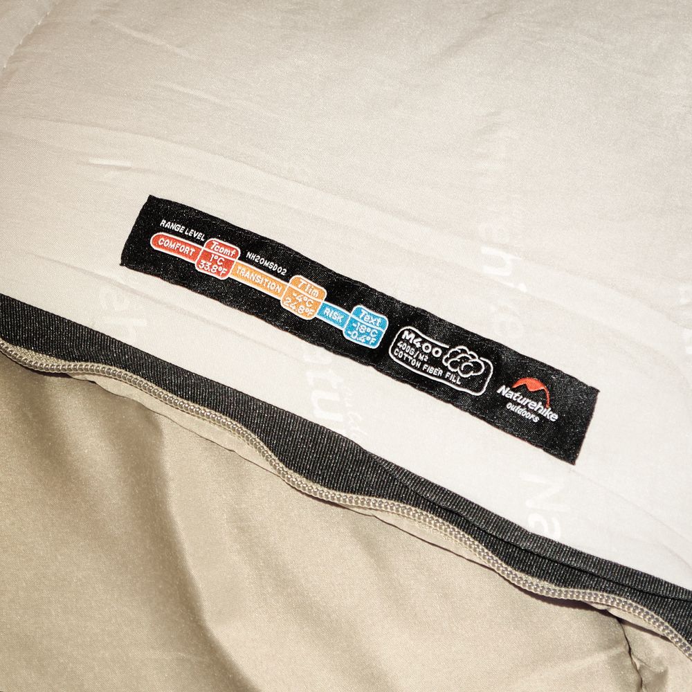 Спальник с капюшоном Naturehike M400 NH20MSD02, (1°C), зеленый-9