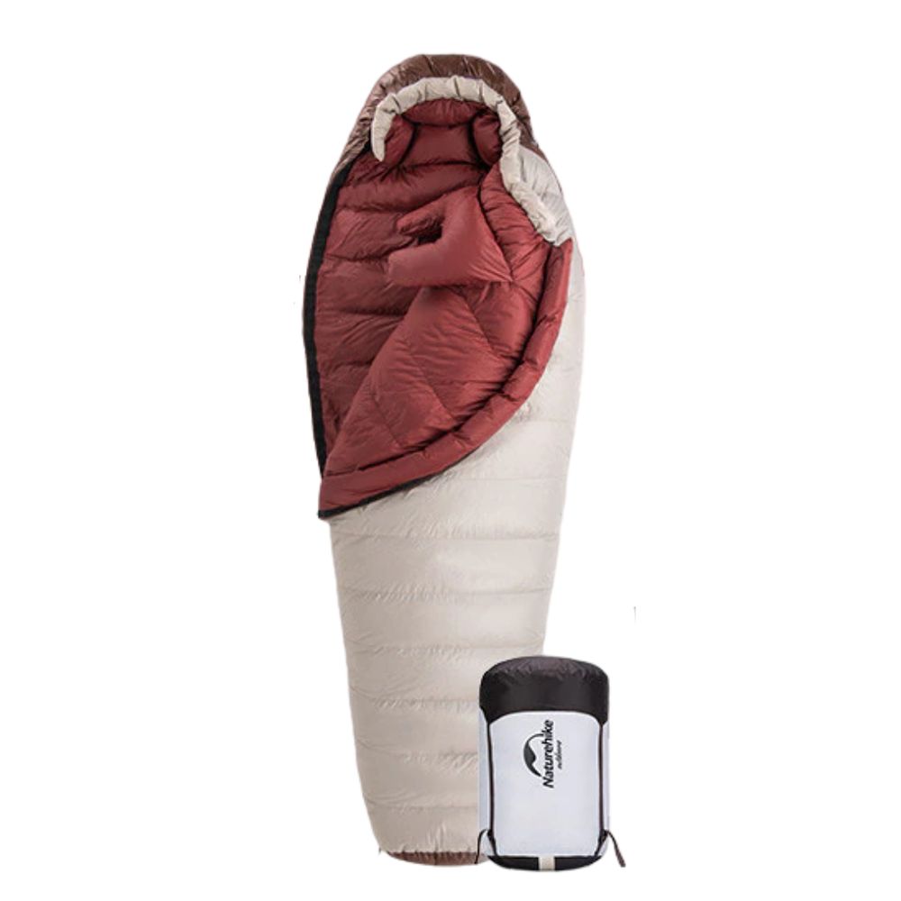 Спальник с натуральным пухом Naturehike Snowbird NH20YD001, р-р L, коричневый 720 г Спальник с натуральным пухом Naturehike Snowbird NH20YD001, р-р L, коричневый 720 г