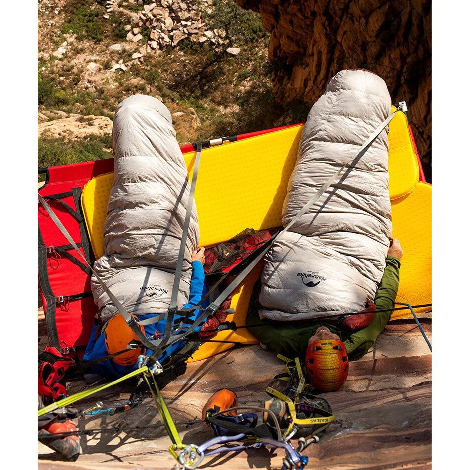 Спальник с натуральным пухом Naturehike Snowbird NH20YD001, р-р L, коричневый-9