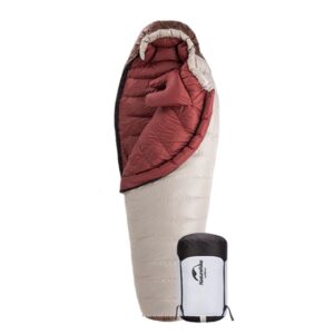 Спальник с натуральным пухом Naturehike Snowbird NHСпальник с натуральным пухом Naturehike Snowbird NH20YD001, р-р L, коричневый 980 г