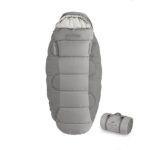 Спальный мешок овальный Naturehike PS200 NH20MSD03, правый, серый