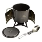 Набор для приготовления еды TOAKS Ultralight Titanium Solid Fuel Cook System