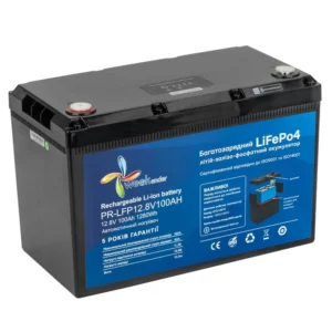 Литий ферумный аккумулятор с нагревателем и дисплеем Weekender PR-LFP12.8V100AH