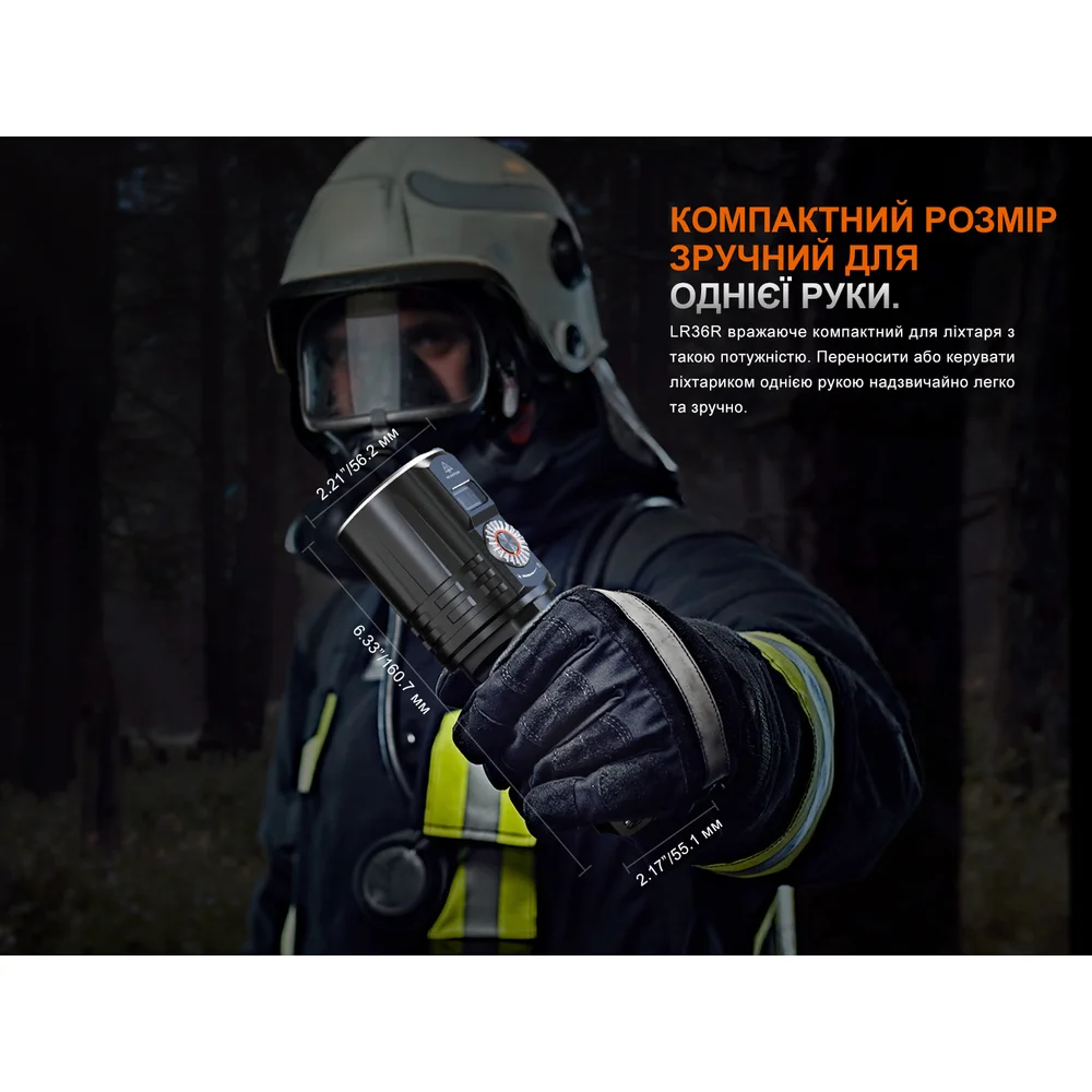 Фонарь ручной поисковый лазерный Fenix __LR36R-15