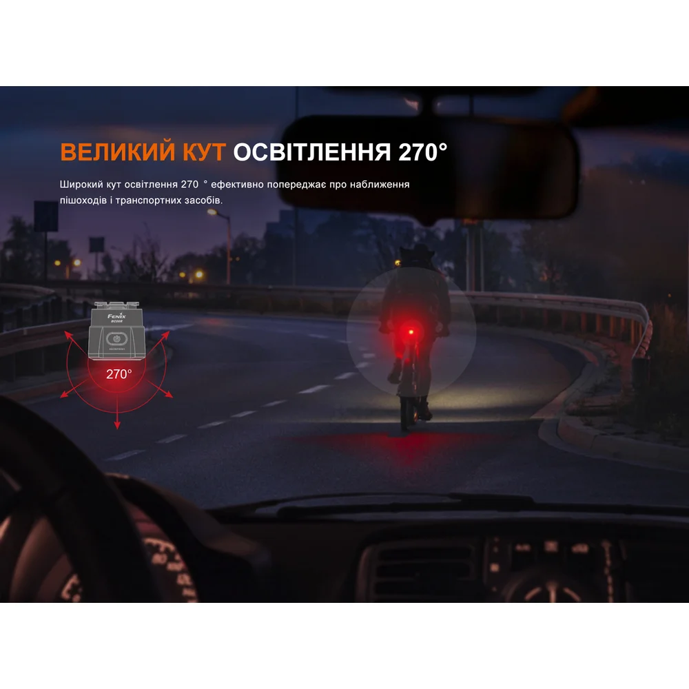 Велофара задняя Fenix __BC06R-16