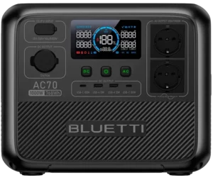 Зарядная станция Bluetti AC70, 1000W, 768Wh, LiFePO4, 1000W, 768Wh