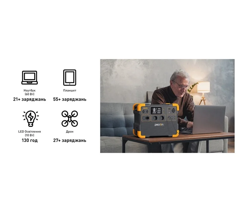 Зарядная станция Pecron E1500LFP - 1536Wh-8