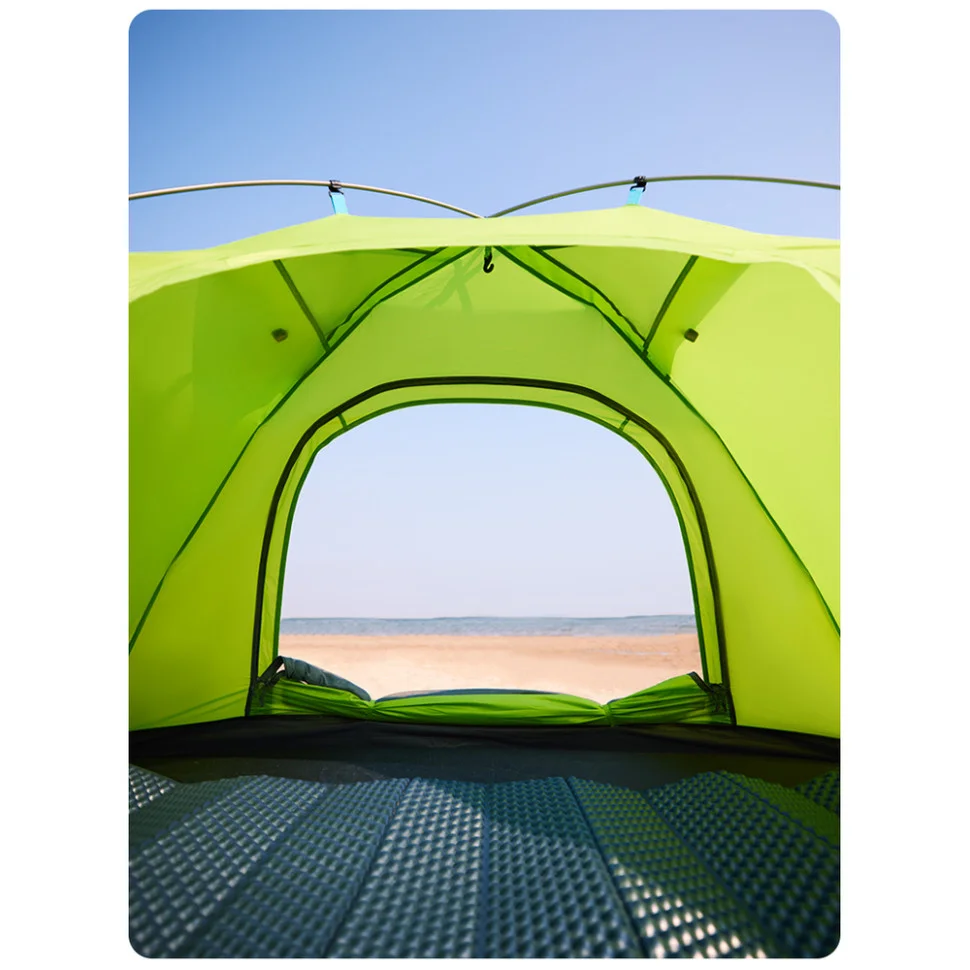 Палатка двухместная Naturehike CNK2450WS030, зеленая-13