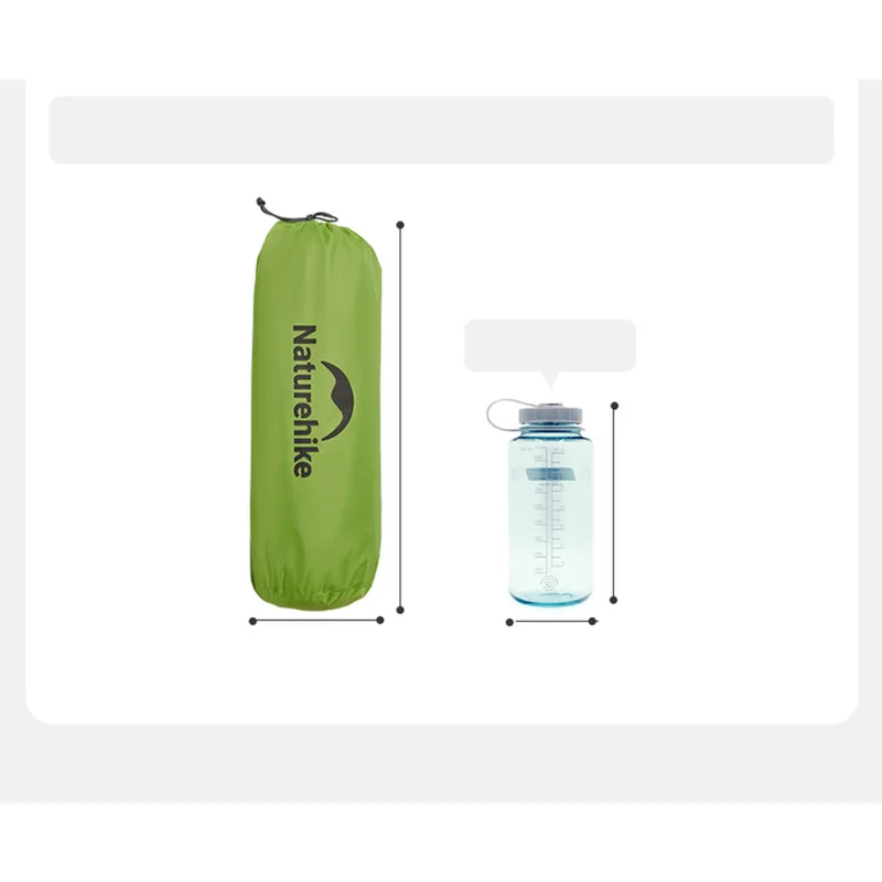 Палатка двухместная Naturehike CNK2450WS030, зеленая-3